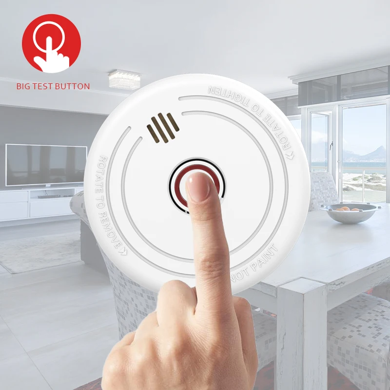 Promotion 1year Independent Smoke Detector Sensor Fire Alarm Home