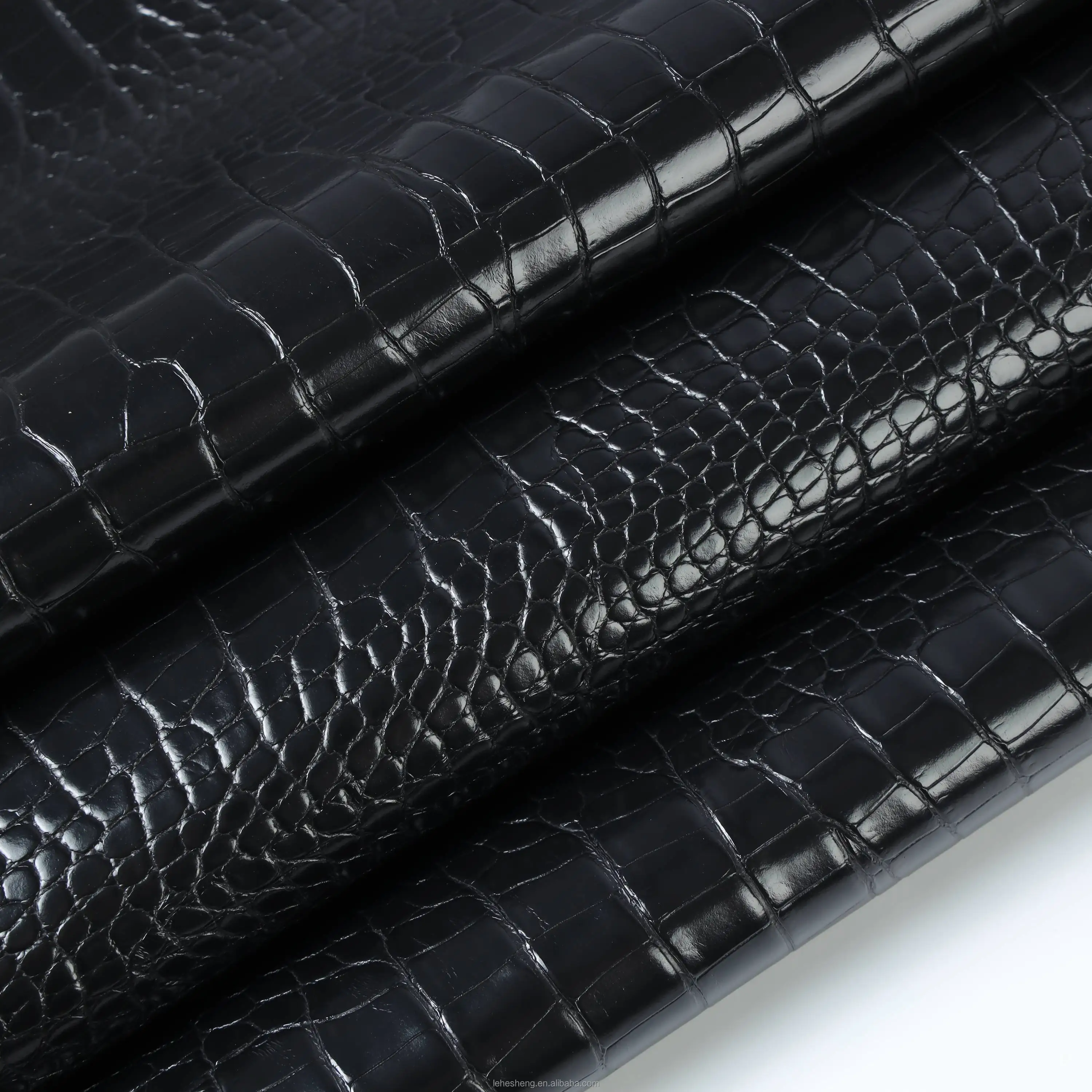 High Quality At An Affordable Price Faux Crocodile PVC Leather For Handbag/Purse/Car