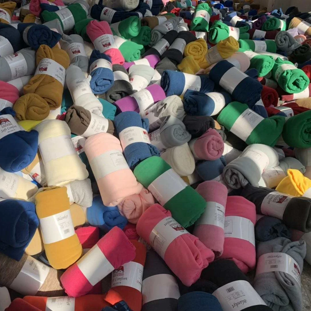 Wholesale Solid Polar Blanket in Stock in Good Quality
