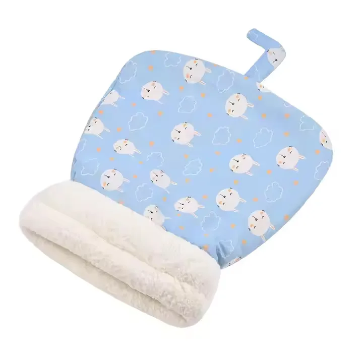 2024 Fine Era Wholesale  Cat Cave Floral Pattern Winter Warm Pet Nest Breathable Fiber Bed for Dogs Custom Packing