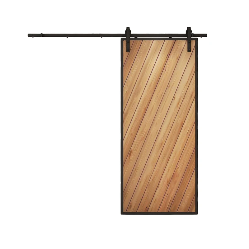 YYCX Home sliding barn doors sliding door hardware WPC sliding door profile