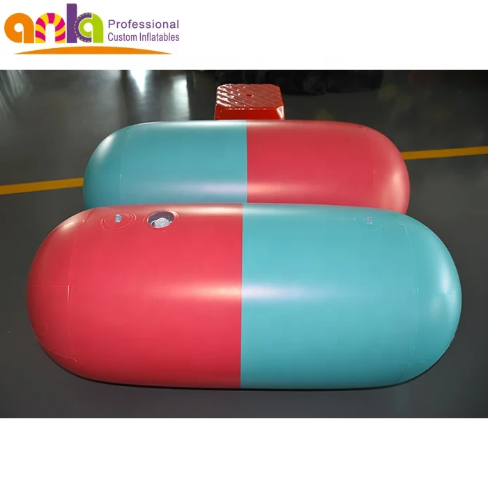 Promotional advertising inflatable pills capsule with logo