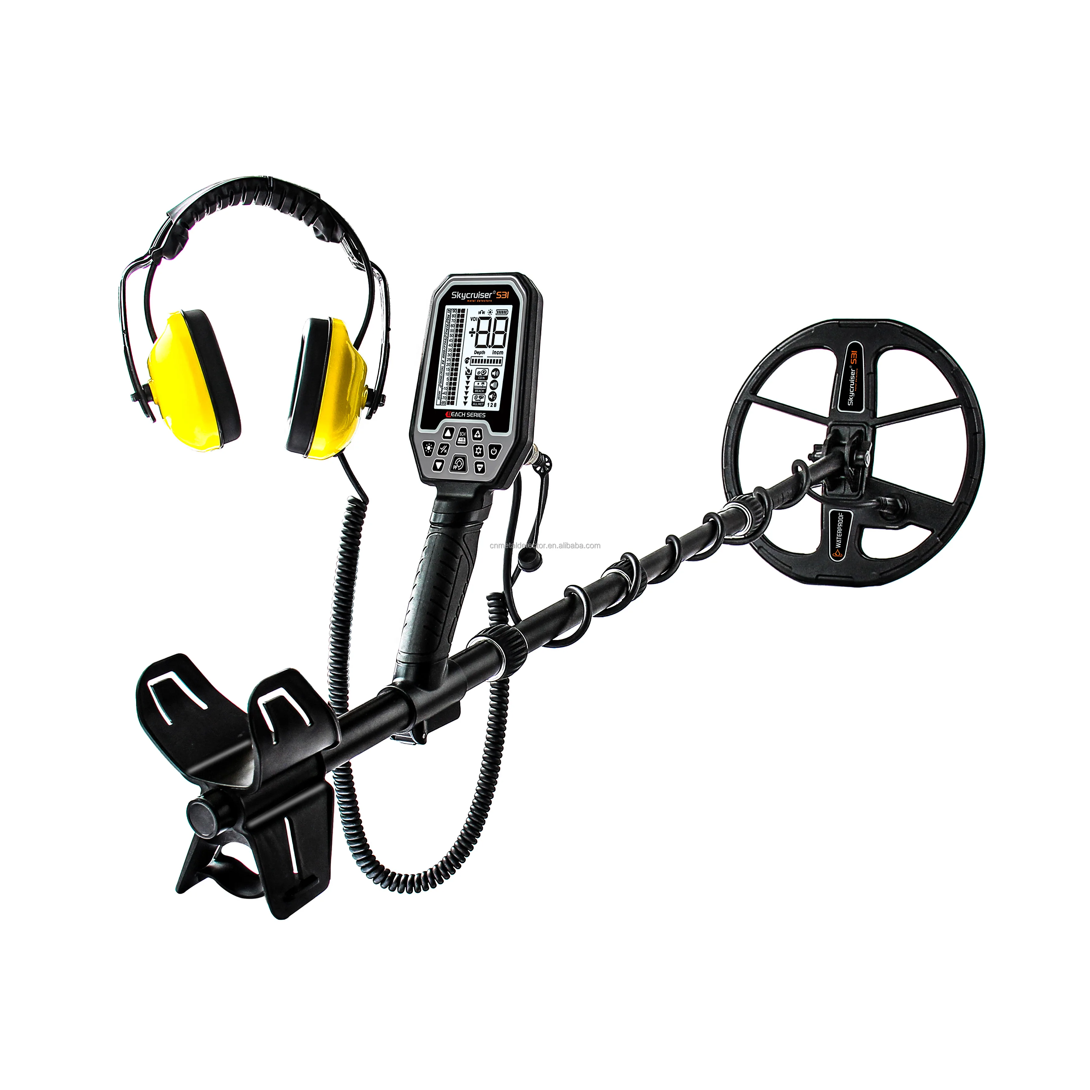 Underground treasure detector professional via gold metal detector S31 fully waterproof metal locator underwater search machine