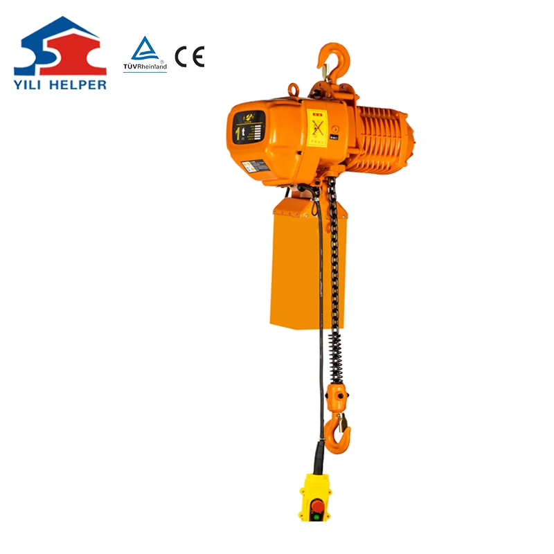 Low price 2 ton electric explosion proof chain hoist with hook 220v high speed wireless remote controlled winch