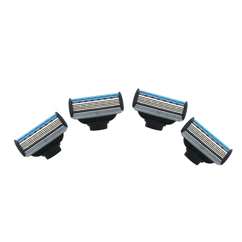 Пять лезвий бритвенная головка с полоской смазки бритвенного лезвия картридж