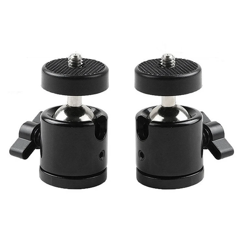 360 Swivel Camera Tripod Ball Head 1/4 Inch Screw Mount Bracket For  Sony DSLR Camera Tripod Ball head Stand