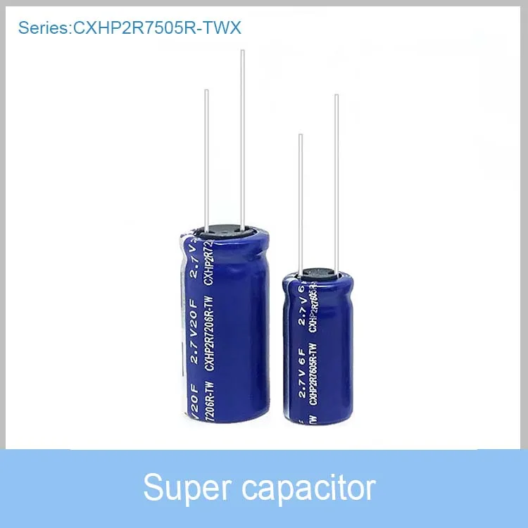 supercapacitors CXHP2R7504R-TW 2.7V0.5F High power capacitors Super Capacitor High Operating Voltage ultracapacitors
