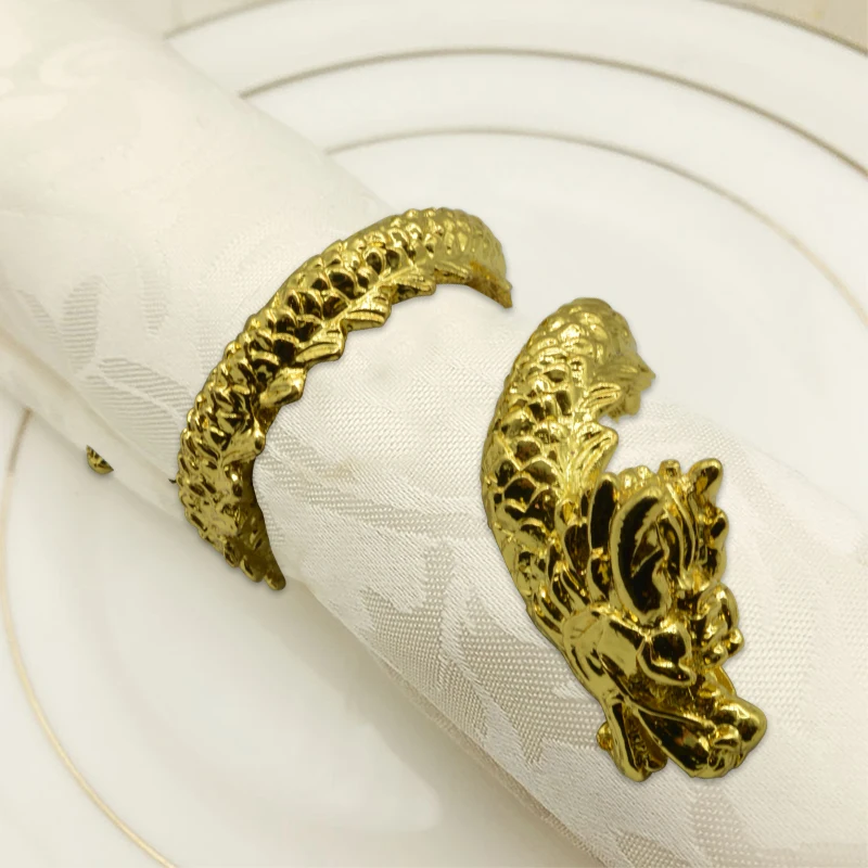Cheap Napkin Rings Stainless Steel gold plated simple High-end Wedding Banquet Decorations Napkin Ring high quality napkin ring