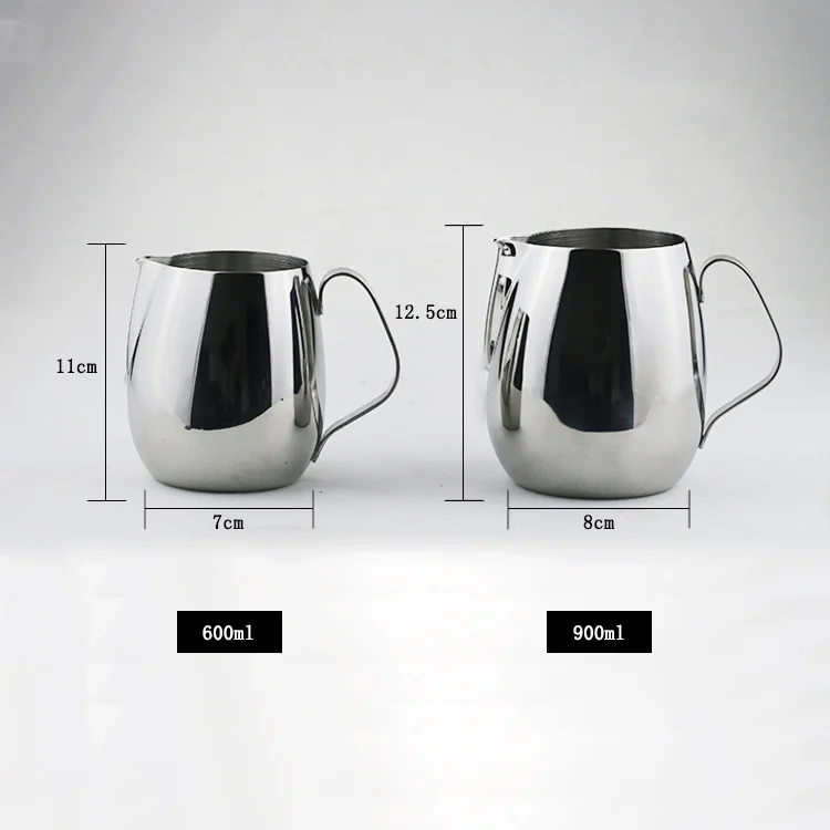 Заводская оптовая продажа утолщенная 304 чашка для молока изысканный латте художественный цилиндр кофейная машина поддерживающая чашку с крышкой