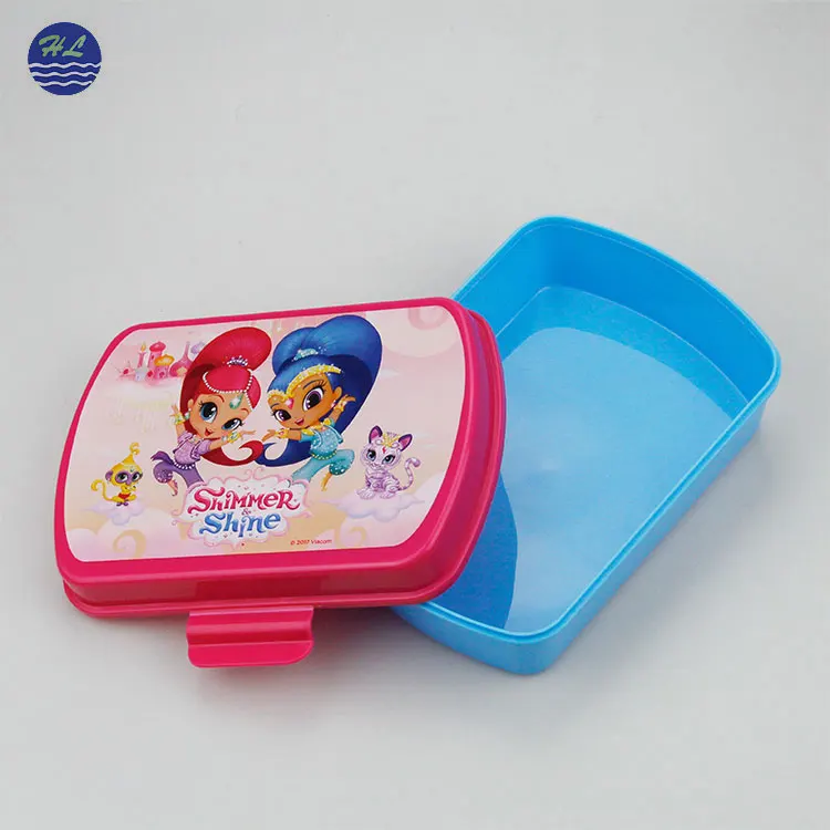 Home garden plastic canteen baby kid children lunch bento box plastic takeaway food container children lunch box use for school