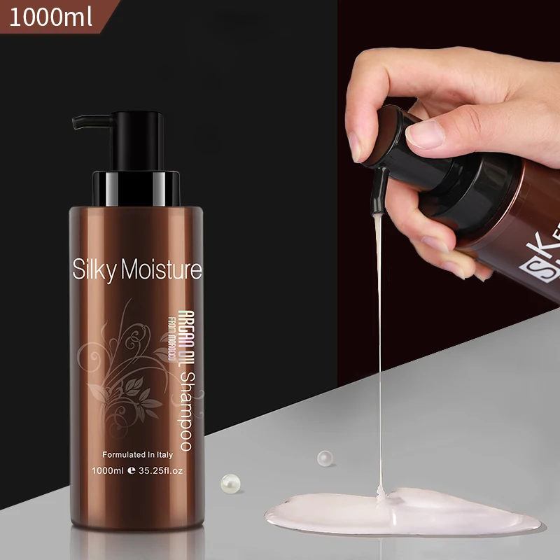 NUSPA Private Label Deep Nourishing Hair Care Organic Hydrolyzed Keratin Silky Moisture Argan Oil Repairing Shampoo