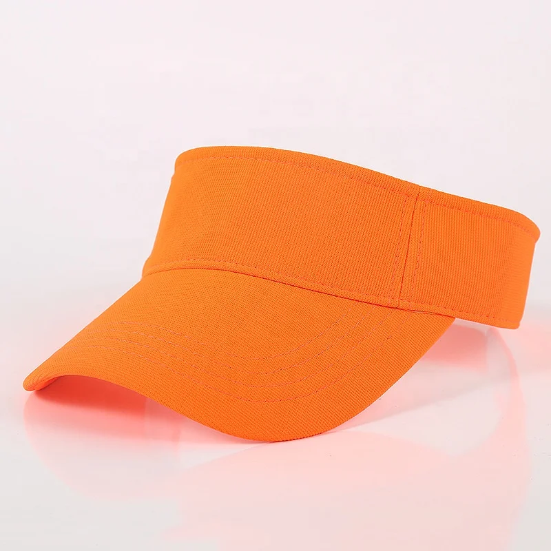OEM high quality hot sale unisex adults candy colorful cotton backless sun baseball hat with logo custom visor cap