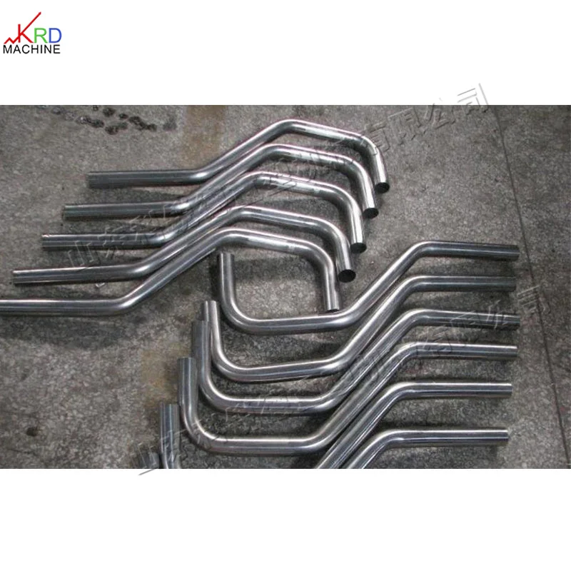 Pipe bending polishing machine irregular round pipe rust removal machine elliptical flat pipe surface sanding machine