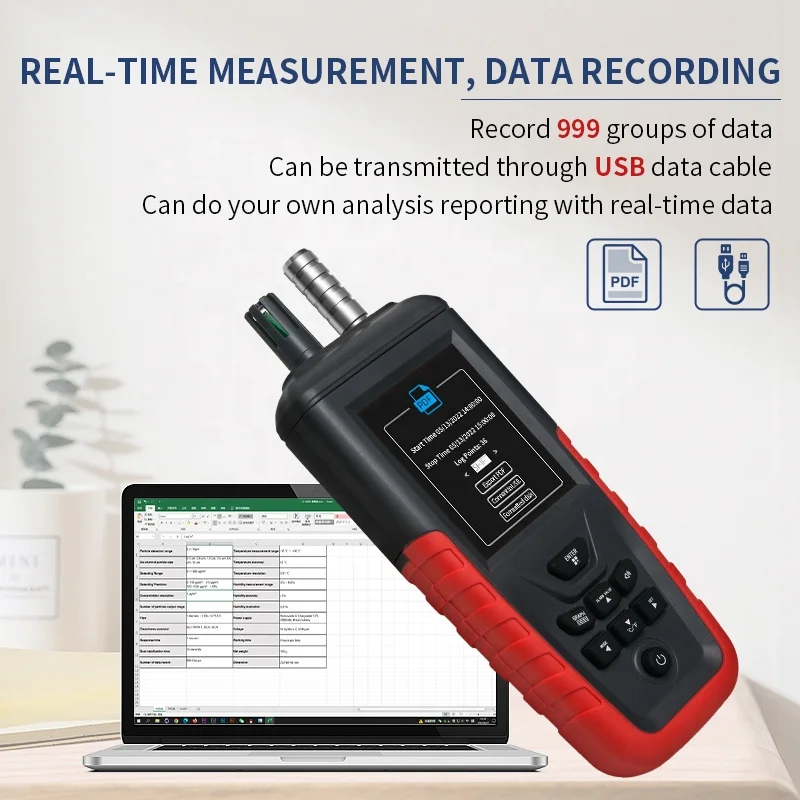 Счетчик частиц TC-8200 PM2.5 PM10 детектор airborne счетчик частиц воздушная почта Китая (china air счетчик частиц 100 литр