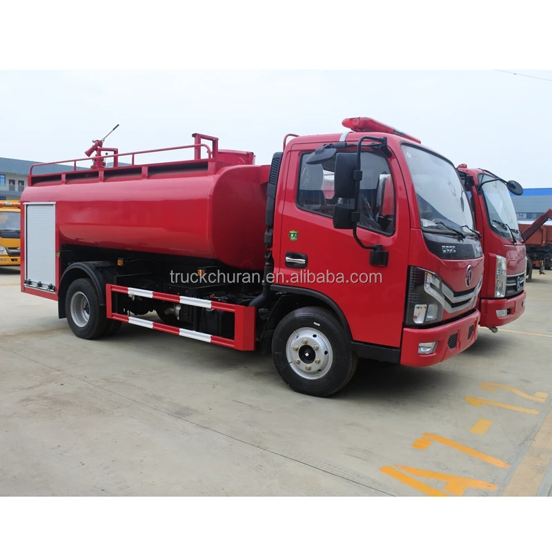 4X2 7cm DFAC water tanker fire fighting truck