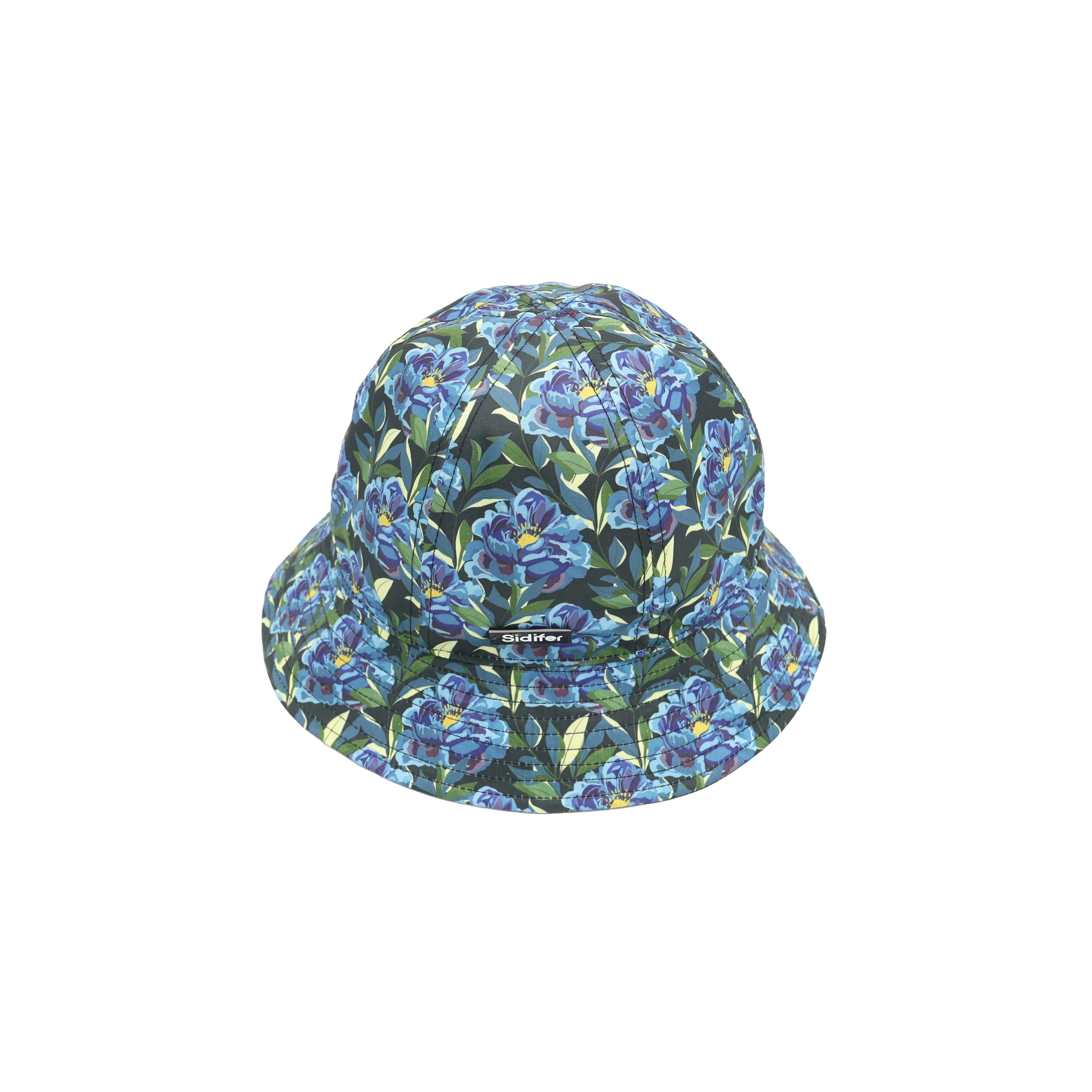 Custom Logo Printed Bucket Hat Silken Casual Daily Use Embossed Leaf Pattern Leather Fur Terry Suede Material Sports Cycling