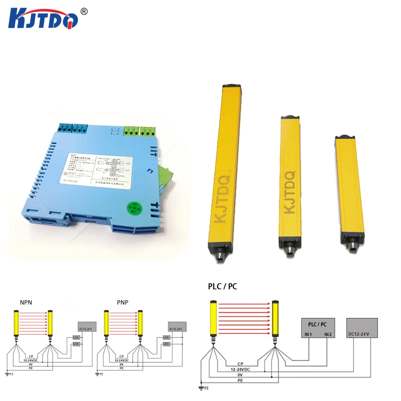 China Manufacturers Sensor Measuring Direct Selling Economic Safety Light Curtain Sensor Door Detector