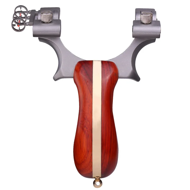 Powerful Slingshot Rubber Band Catapult Slingshot Toys Slingshot Wood Made Game Tool Outdoor Sports Accessories