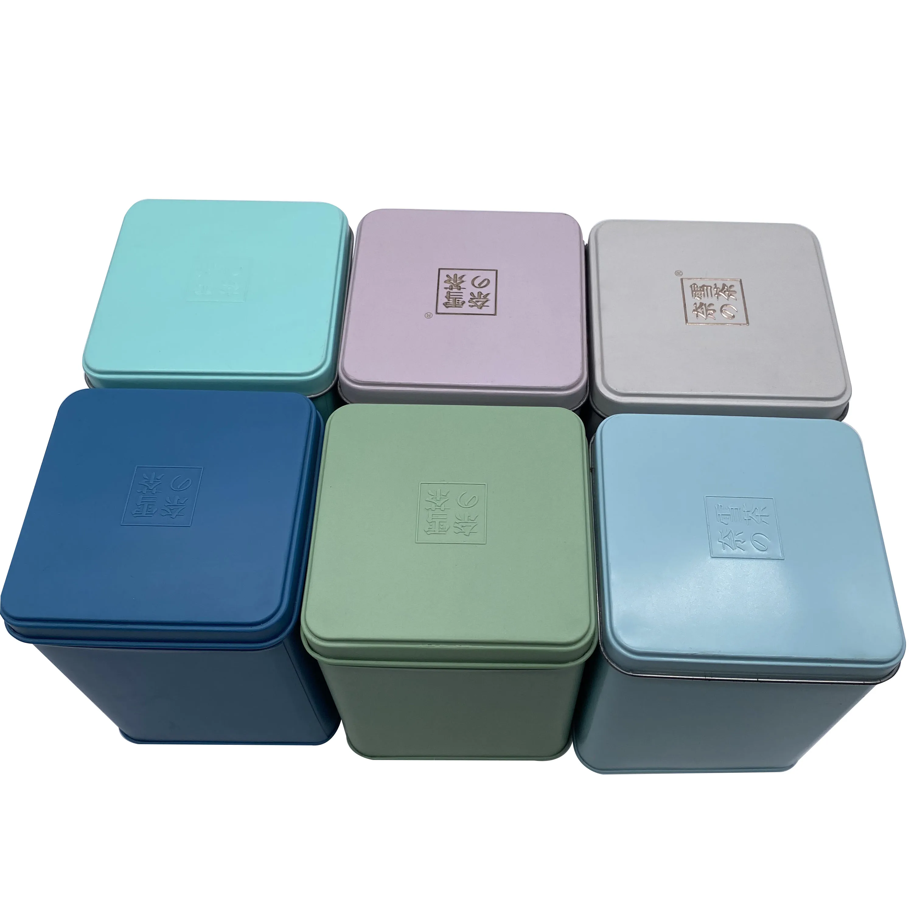 Factory direct price chinese tea airtight tin box custom  tea packaging tin can  custom tea tin containers