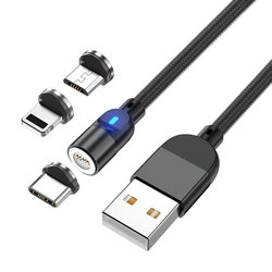 Melonboy 2021 Amazon Hot Selling Cellphone Accessories 1M 2M Magnetic USB Data Cable 3A Quick Charging USB C Cable Micro Charger