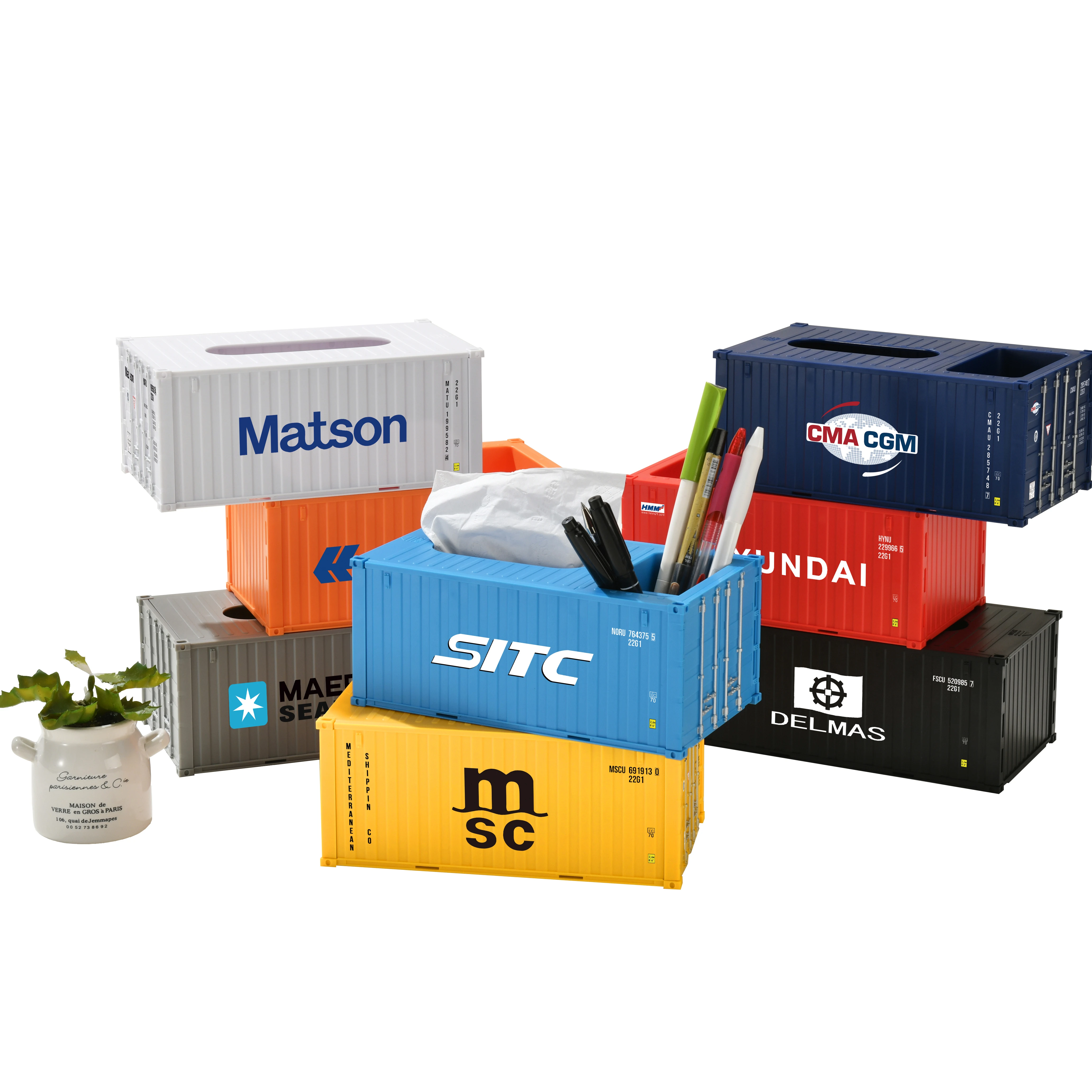 Wholesale Free Custom Cheap Wholesale Price DIY Pen Display Holder 1:28 Shipping Simulation Model Container