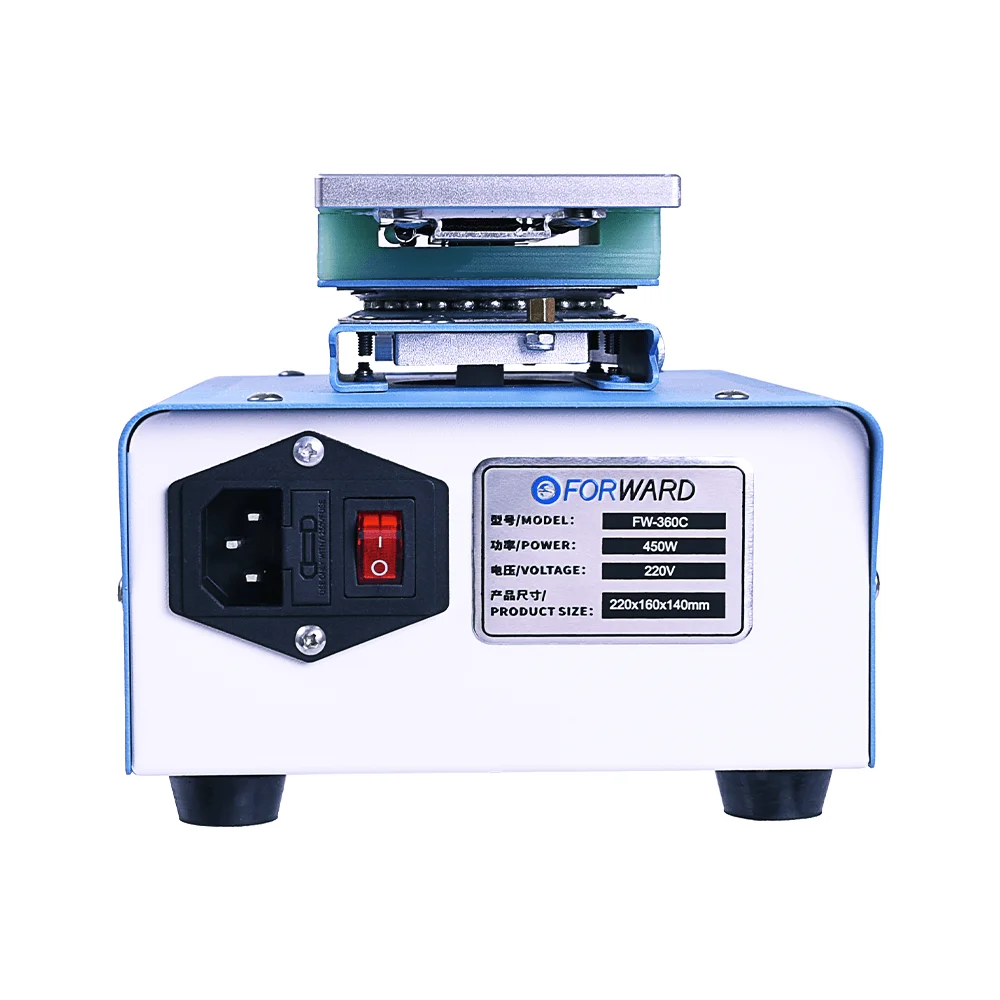 FORWARD FW-360C Vacuum Separator Machine Rotary Platform LCD Edge Flat Screen Separating For Mobile Phone Screen Replace Repair