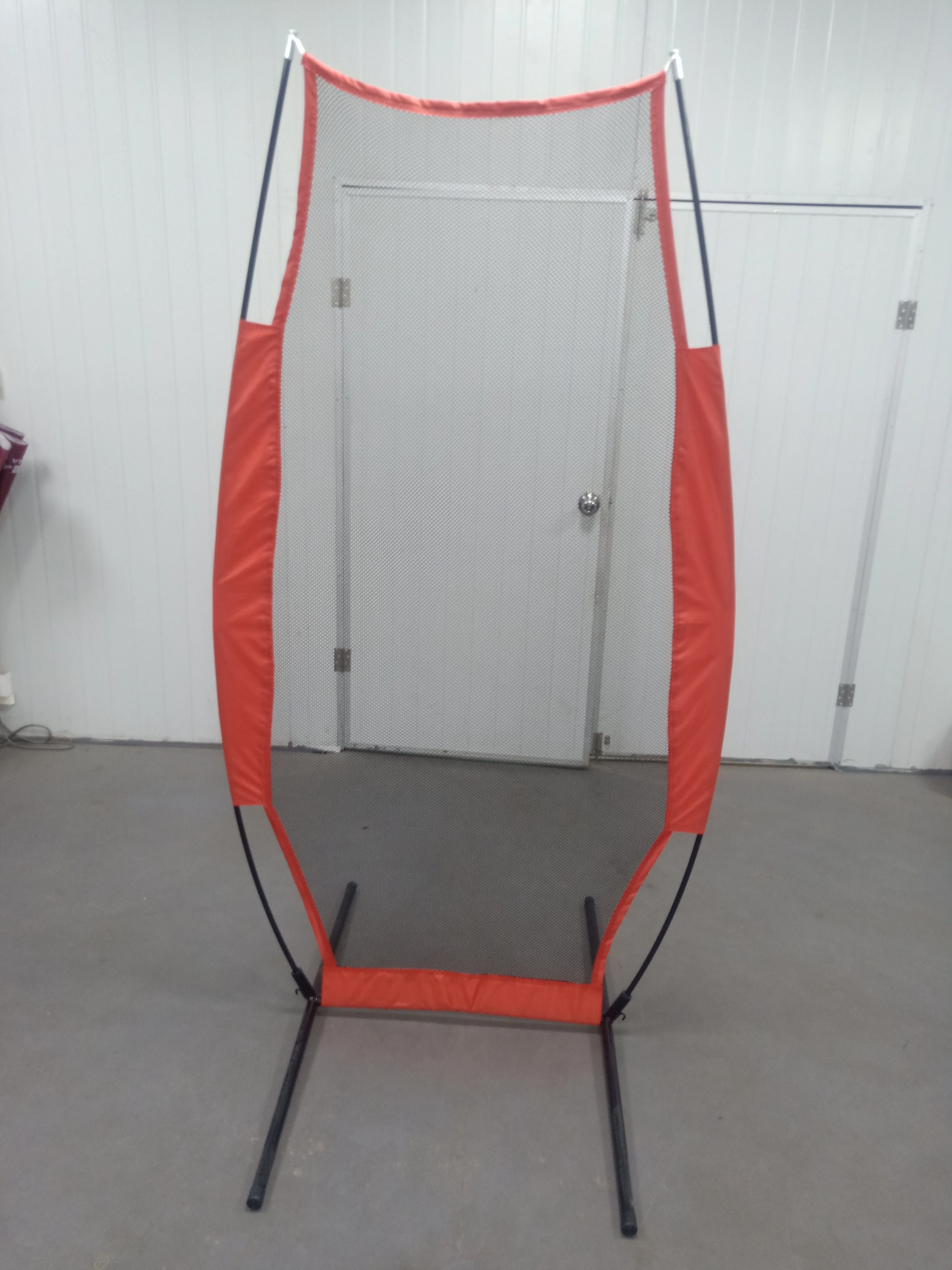 Nylon Net Baseball Pitching Backstop Net, Netting Baseball And Softball Practice Backstop Net Portable, Baseball Backstop