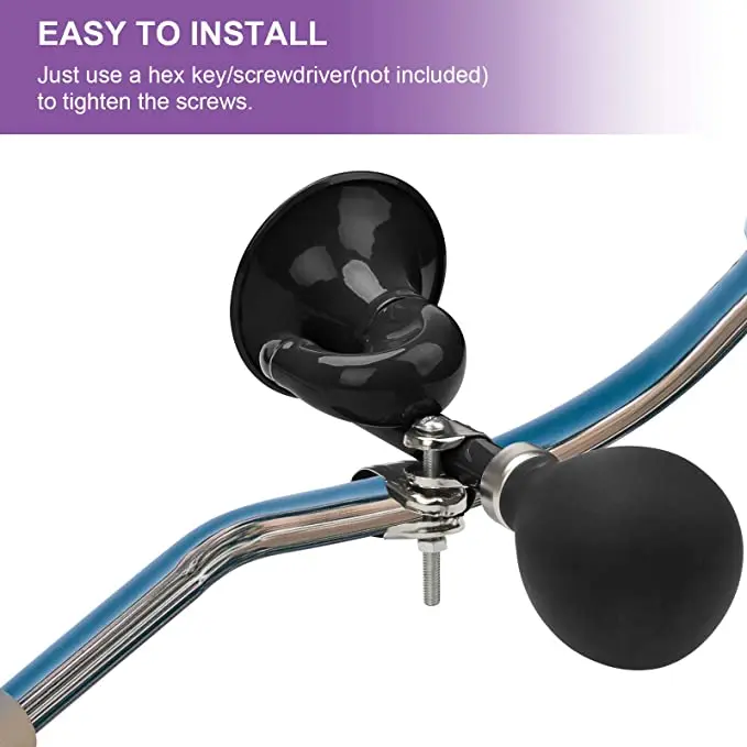 Snail Horn Loud Full-Mouthed Bicycle Horn Cycle Bike Vintage Retro Bugle Bell