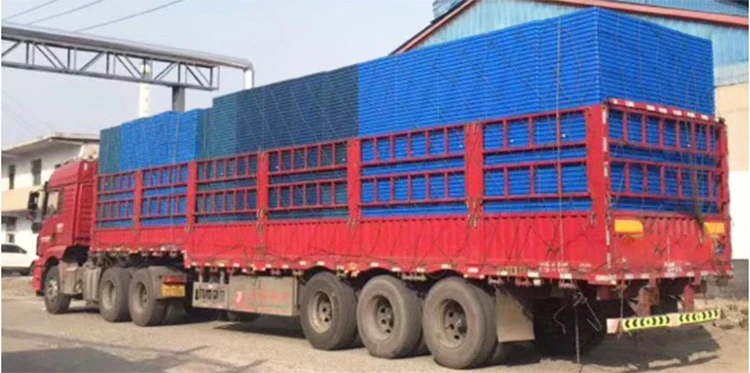  HDPE односторонний Противоскользящий пластиковый поддон сверхпрочный нескользящий со