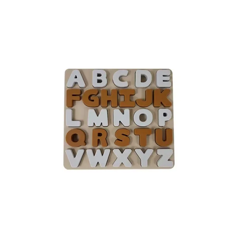 Силиконовая головоломка с буквами Монтессори игрушка для детей дошкольного возраста обучающие игрушки мальчиков и девочек