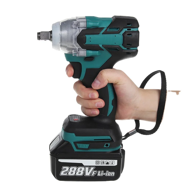 Car tire brushless electric wrench 20V 300N. M cordless power tool rechargeable 1/2 inch lithium battery