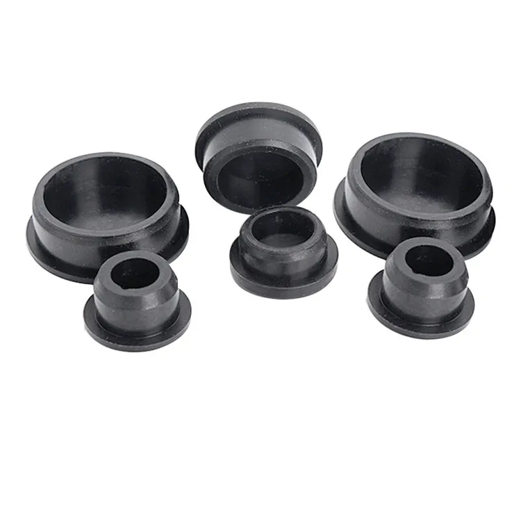 Hollow Silicone Rubber Stopper T-shaped Silicone Hole Plug Rubber Sealing Parts for Table, Outdoor Equipment