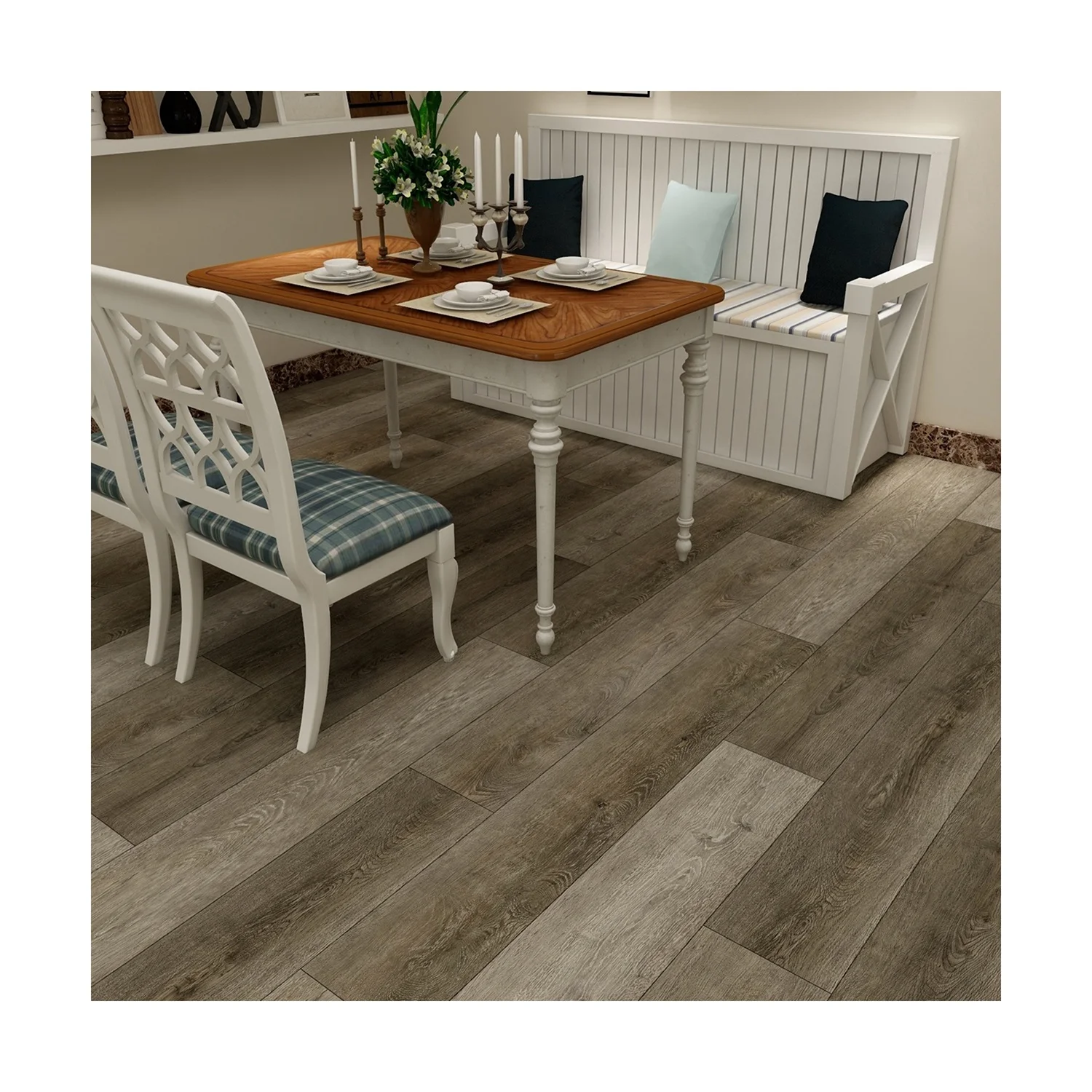 
Custom Modern High Quality Living Room SPC Plank Vinyl Flooring Wooden Water Proof Jiangsu 
