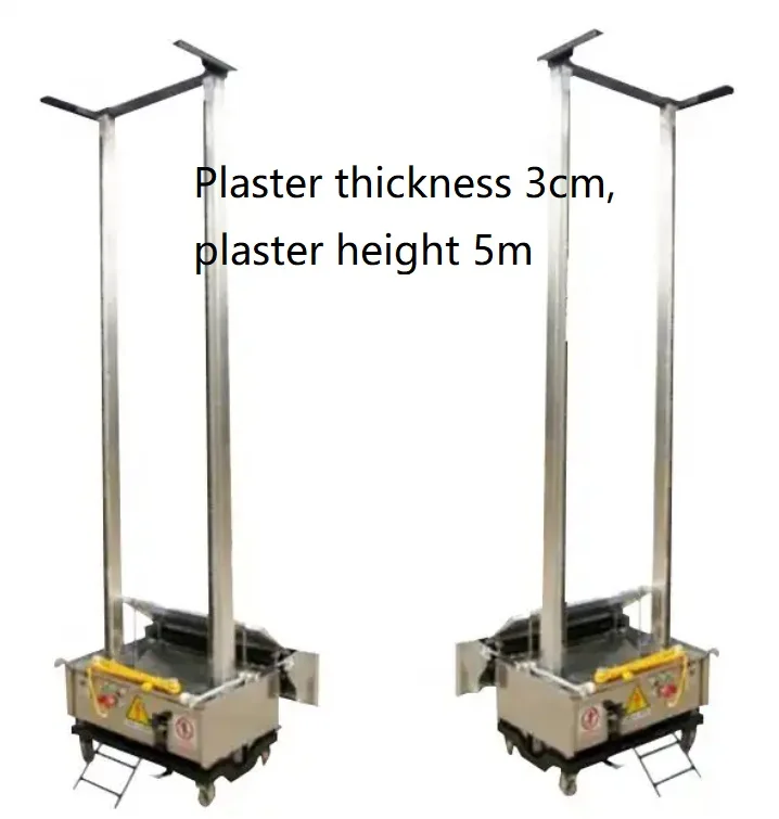 New Automatic Wall Machine Render Spray Plastering with Reliable Engine Motor Pump Components