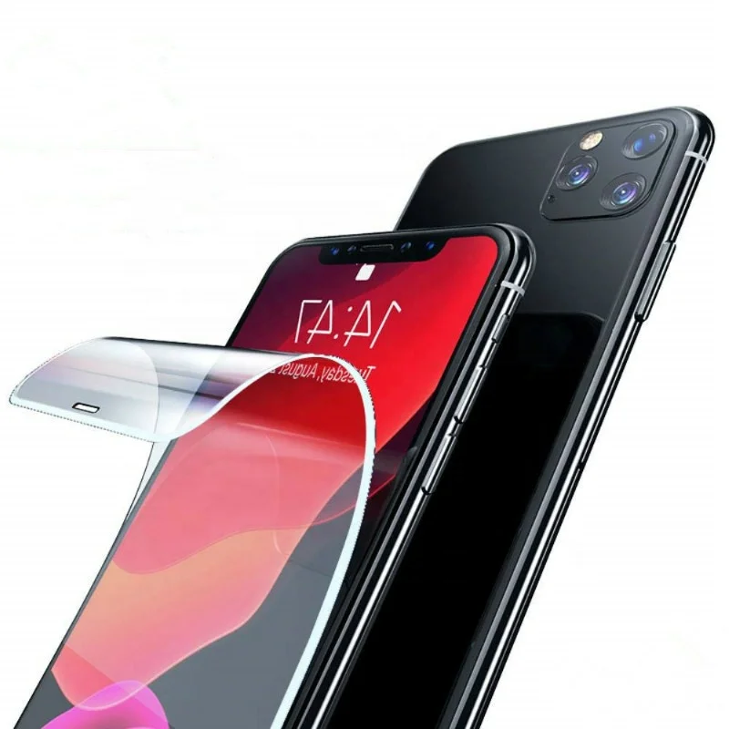 Гидрогелевая Защитная пленка с полным покрытием для iPhone 11 7 8 6 Plus мягкая X XR XS Max Pro не
