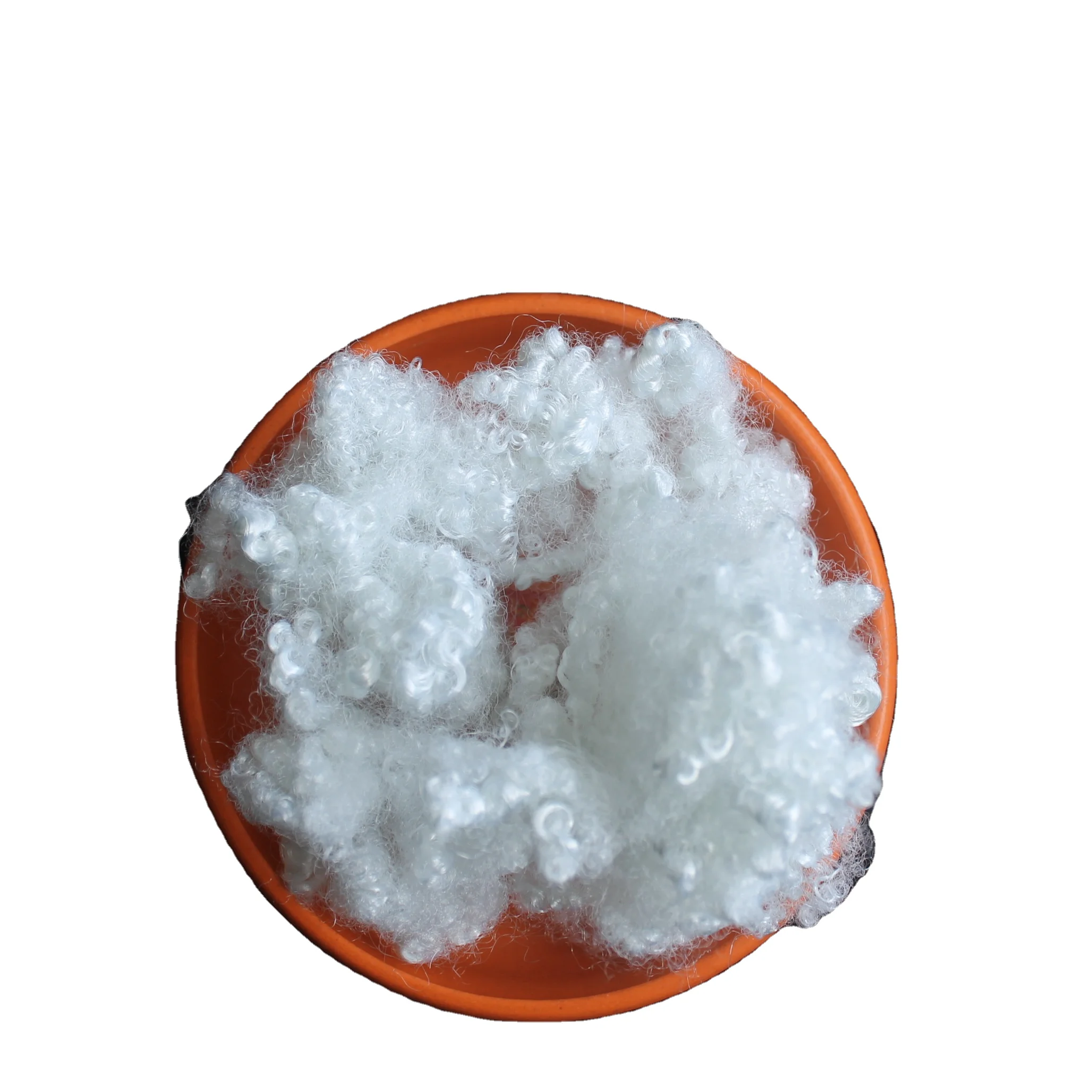 high quality virgin cushion sofa pillow filling hollow conjugate silicon high loft polyester fiber filling