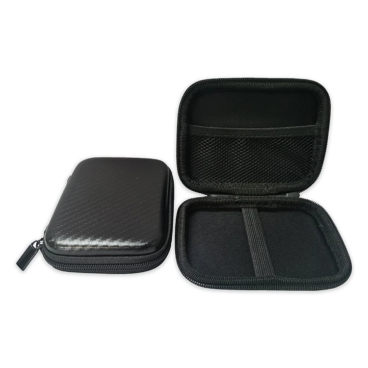 Waterproof anti-compression zipper travel external hard disk digital organiser carrying protection case