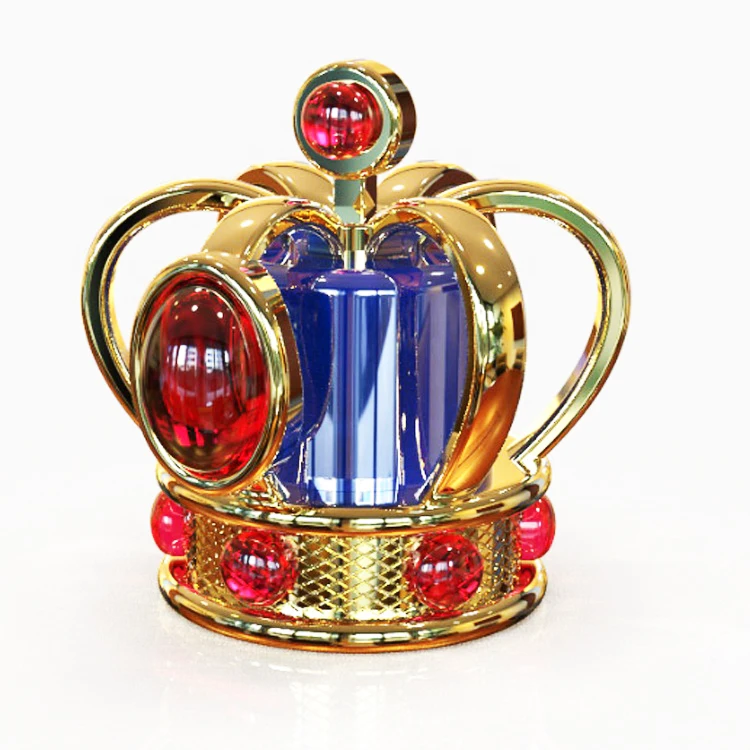 Crown perfume cover zinc alloy perfume cover bottle caps manufacturers for glass bottle FEA15