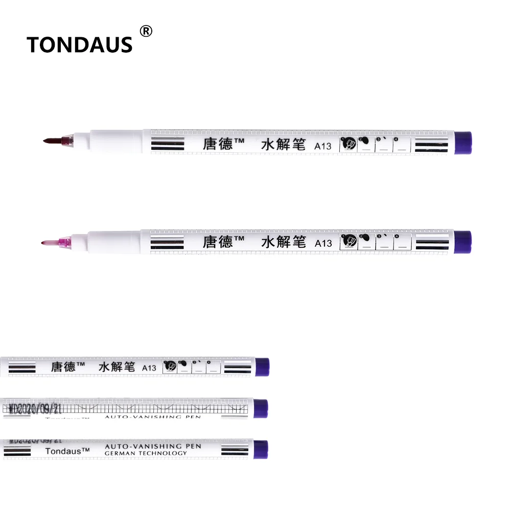 
A13 1.0mm&2.0mm Auto-vanishing pen removable red ink 