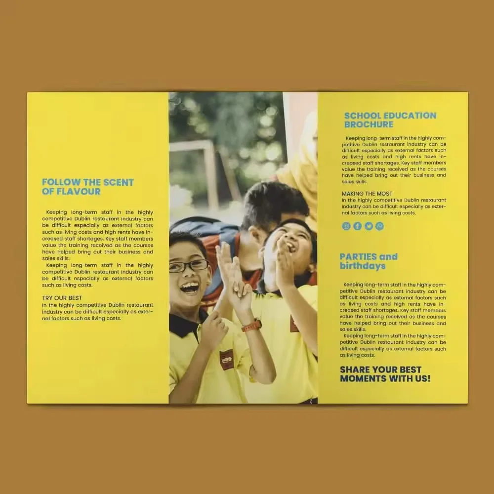 Advertising Promotional Materials Brochure/Booklet/Flyers/Leaflet/Pamphlet/Book Magazine Printing Service