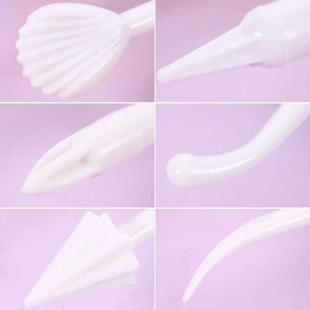 8pcs/set Plastic Clay Sculpting Set Polymer Modeling Clay Tools Poly Form Sculpey Tools Set for Shaping Clay Play Dough Toys