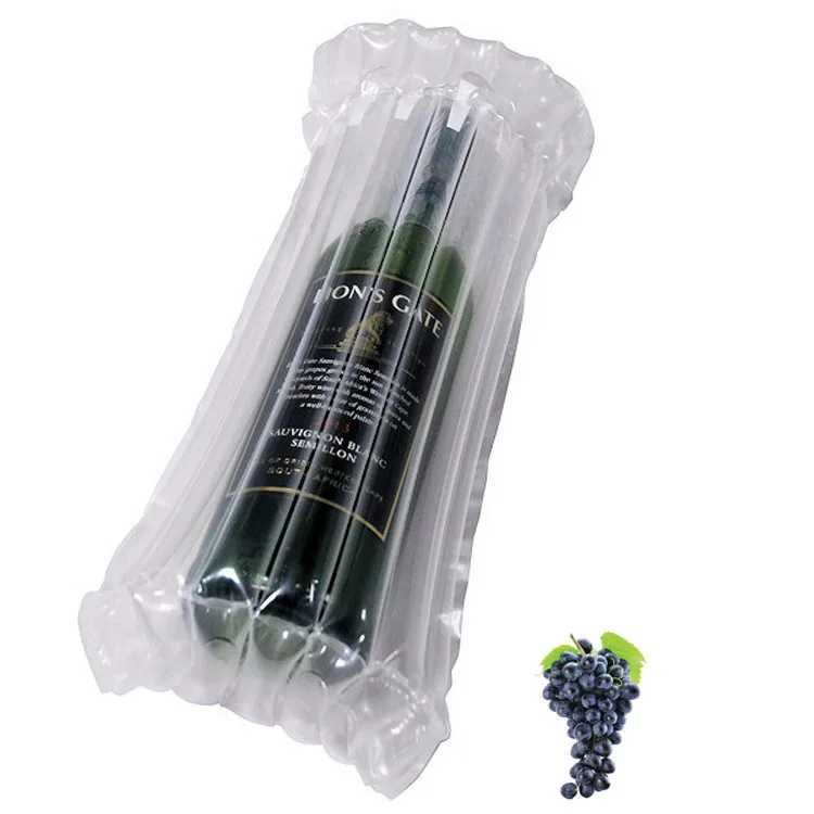 Air Cushion Bubble Column High Quality Strong Enough Custom Inflatable Wine Bottle Air Column Bag