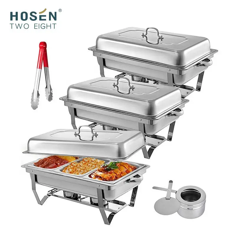 Dubai Catering Equipment Chafing Dish Party Catering Equipment Serving Dishes Buffet Food Warmer Food Pan Chafing Dish