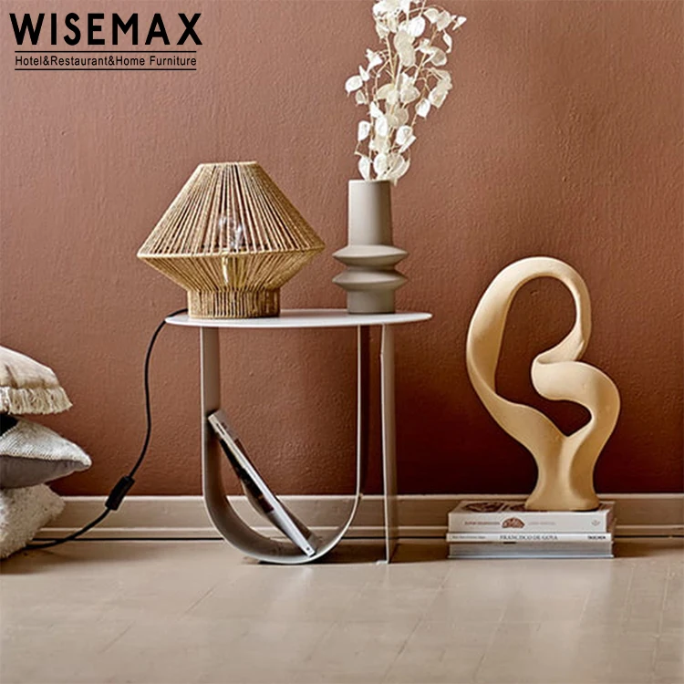 WISEMAX мебель нового типа круглый металлический низкий современный небольшой подвесной столик уникальный дизайн журнальные столики