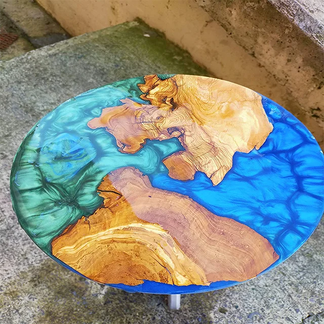 2 Gallon Crystal Clear Epoxy Resin Bulk Art Resin for Craft Tumblers Tabletop Molds Pigment River Tables