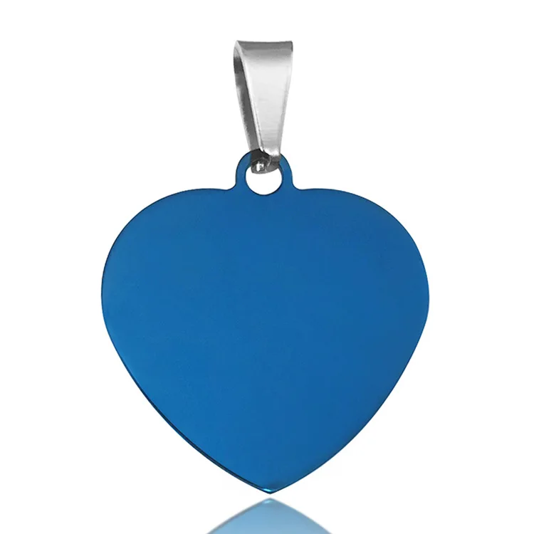 Dog ID Heart Tag Custom Personalized Cat Collar Pendant Engraved Pet Necklace Chain Charm Supplies For Name Products