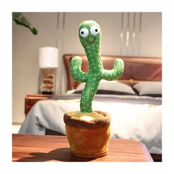 factory price singing cactus fleece toy wholesale price pet cactus que repite lo que dices y baila dancing cactus plush toy