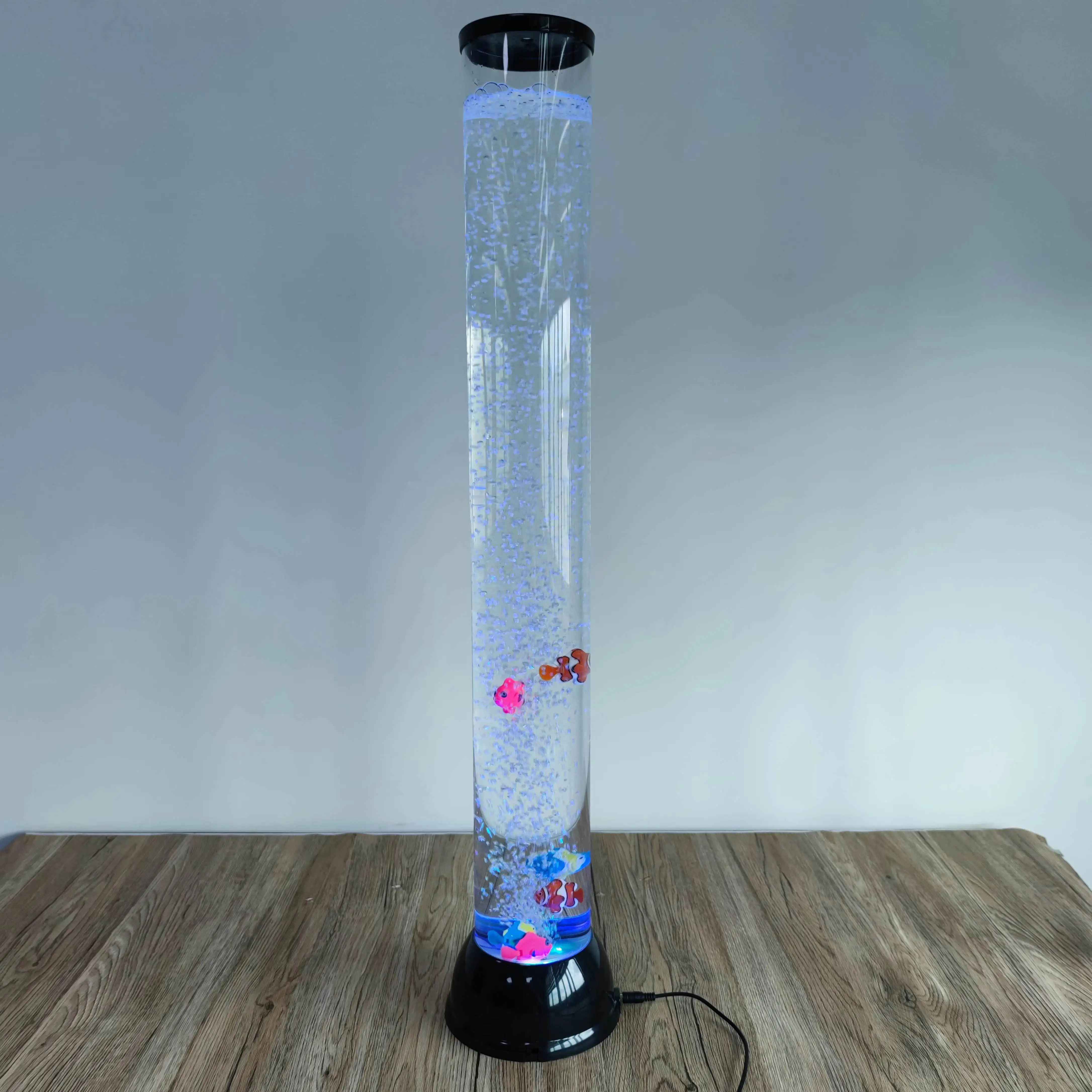 Креативный новый стиль светодиодная лампа для рыбы RGB-лампа меняющая цвет водяная колонна спальни гостиной атмосферы рыбные огни