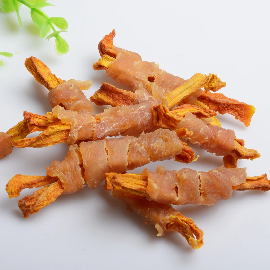 OEM корм для домашних животных Овощная серия морковь закуска собак собачьи закуски богатые витаминами куриная пленка