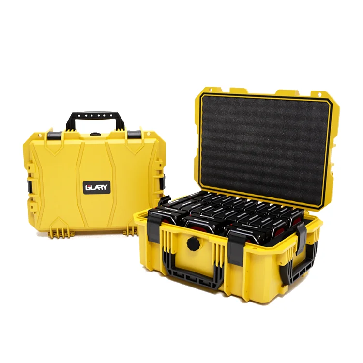 GLARY crashproof external hard drive case box for laptop durable hard drive case organizer multiple slot hard drive case box